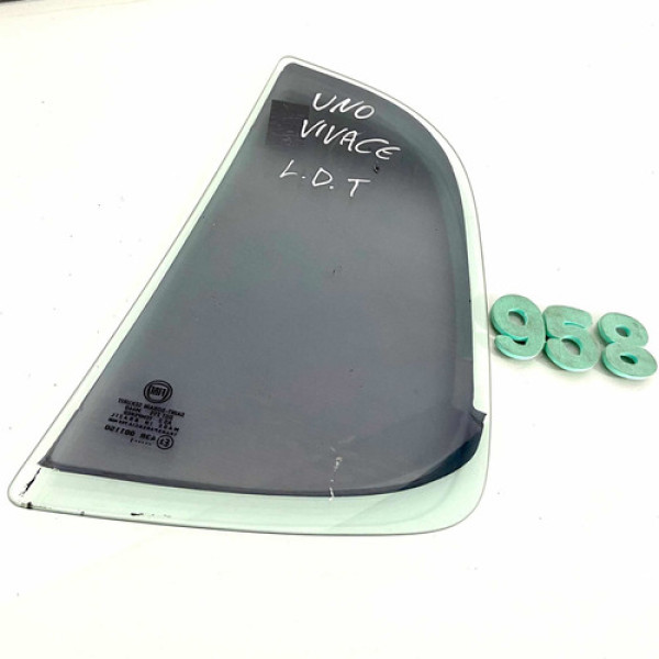 Vidro Fixo Traseiro Direito Fiat Uno Vivace - Cx 958