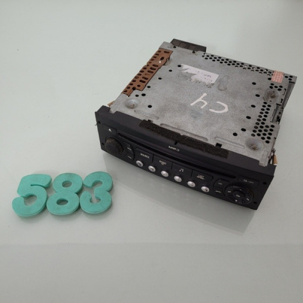 Rádio Original Citroen C4 2010 Cod 96649345xt