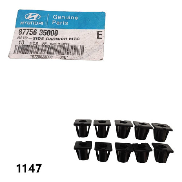 Jogo Presilhas Do Friso Da Porta Hyundai Sonata 8775635000