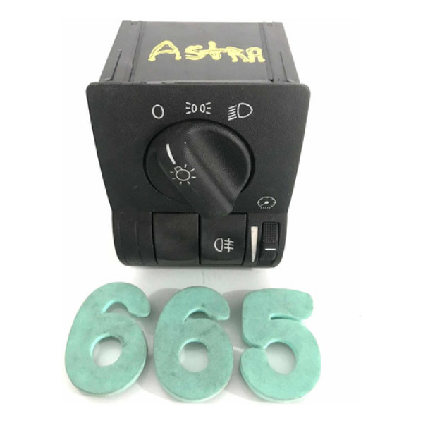 Comando Farol Gm Astra C/ Milha 1999/2011 Cód 93275693