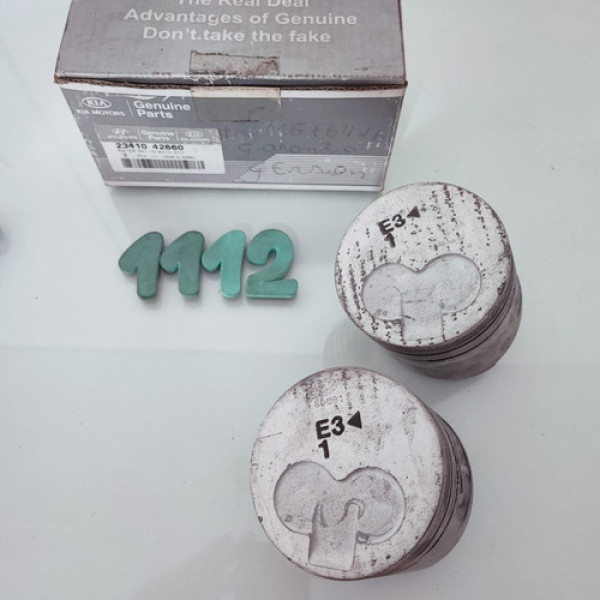 Par De Pistão Std Hyundai Hr 2.5 Cx 1112
