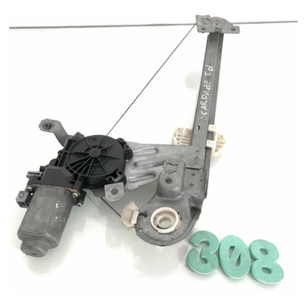 Maquina Vidro Elét. Tr. Direito Peugeot 206 Escapade - N 308