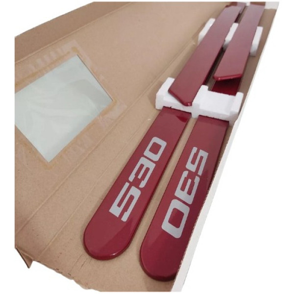 Jogo Friso Lateral Lifan 530 - Vermelho 