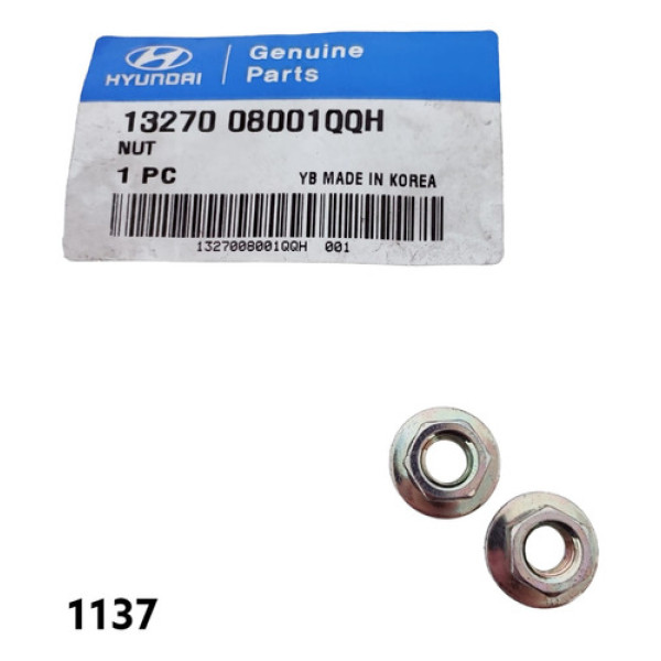 Par De Porcas Coluna De Direção Hyundai Elantra 1327008001