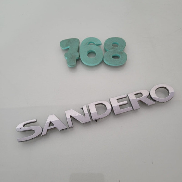 Emblema Letreiro Renault Sandero Cx 768
