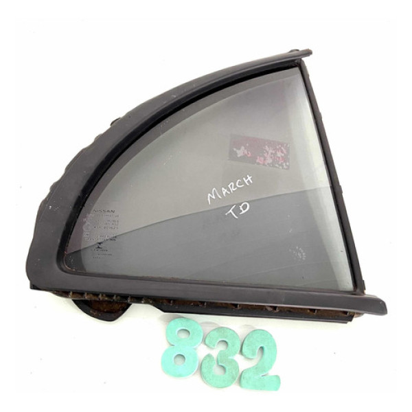 Vidro Fixo Traseira Direita Nissan March Original - Cx 832