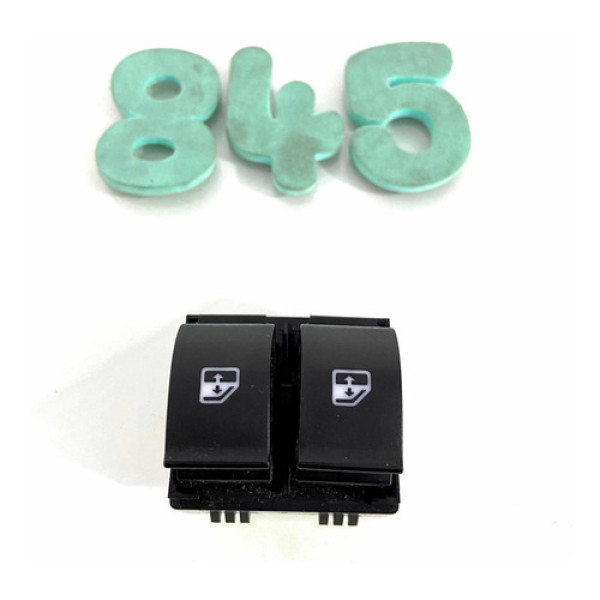 Botão Duplo Vidro Elétrico Dianteiro Esquerdo Argo - Cx 845