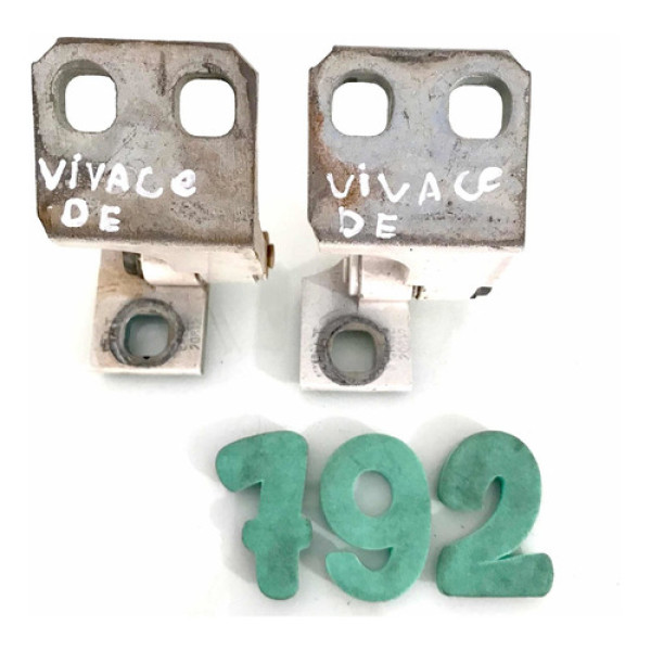 Par Dobradiças Porta Dianteira Esquerda Uno Vivace - Cx 792