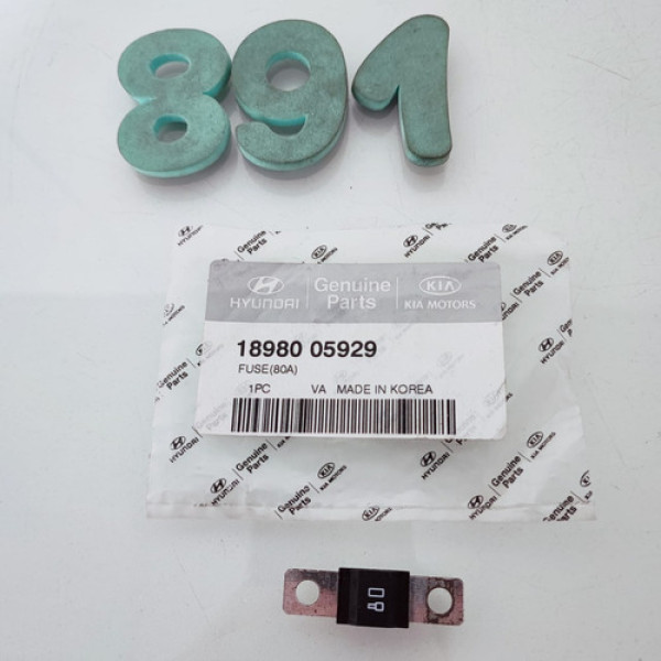 Fusível 80a Hyundai Cod 1898005929 Cx 891