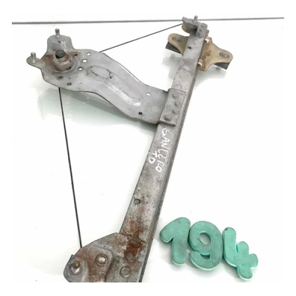 Máquina Vidro Manual Traseiro Direito Renault Sandero