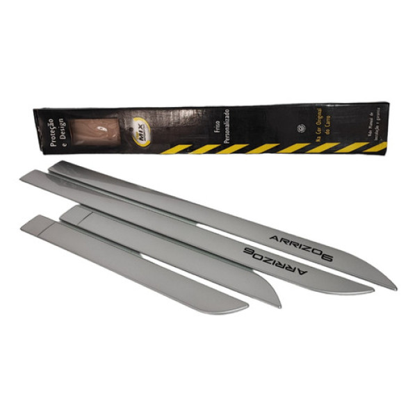 Jogo De Frisos De Porta Prata Chery Arrizo 6