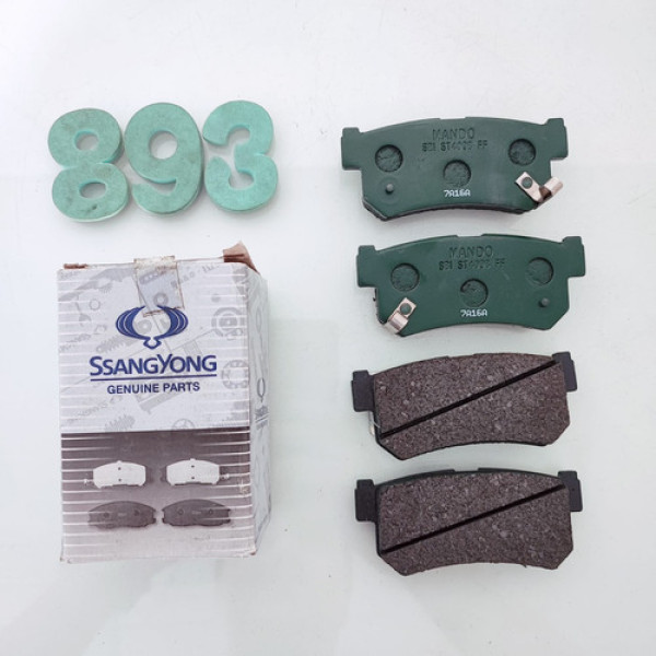 Jogo Pastilha De Freio Traseiro Ssangyong Korando  Cx 893