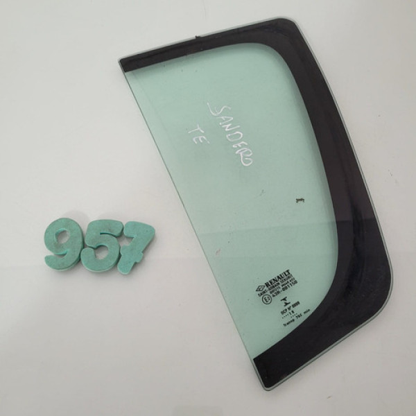 Vidro Fixo Traseiro Esquerdo Renault Sandero 2015 Cx 957