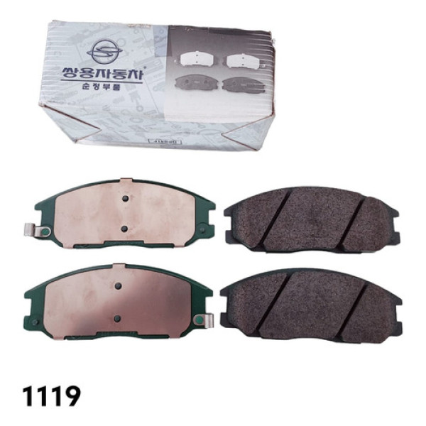 Jogo De Pastilha De Freio Dianteiro Ssangyong Actyon Cx 1119