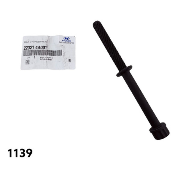 Parafuso Do Cabeçote Hyundai Hr 2.5 Cod 223214a001