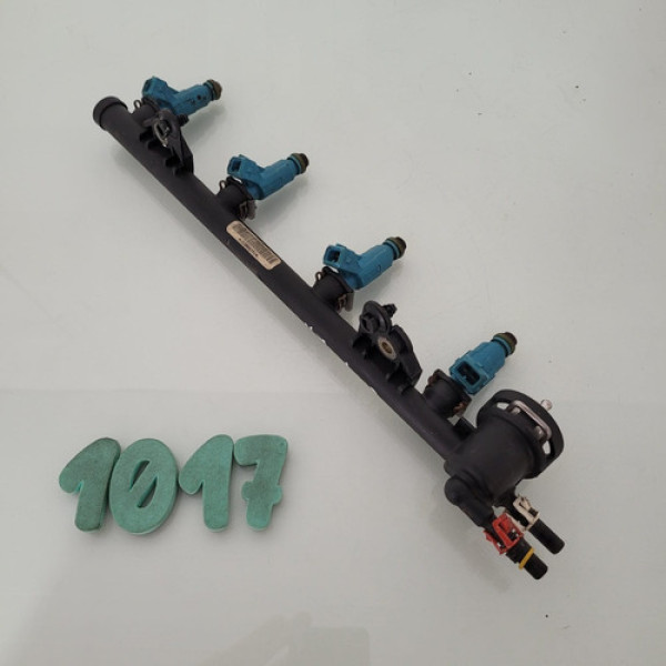 Flauta C/ Bicos Injeção Ford Ka Zetec Cod Xs6u9d280ab Cx1017