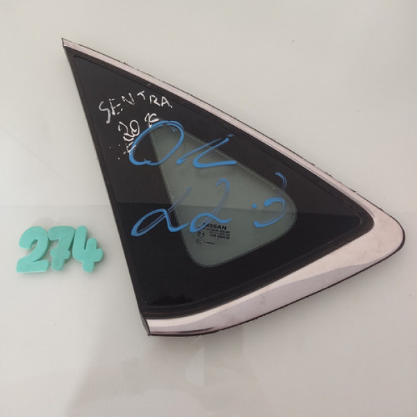 Vidro Vigia Traseiro Esquerdo Nissan Sentra 2015 