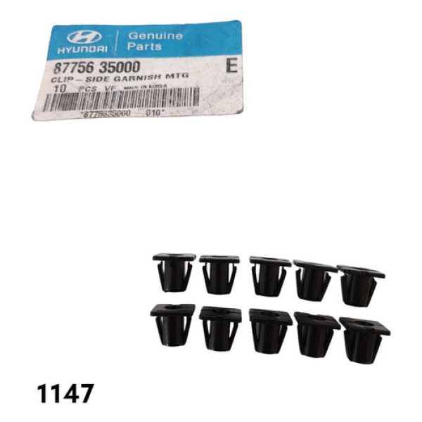 Jogo Presilhas Do Friso Da Porta Hyundai Sonata 8775635000