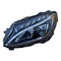 Farol Esquerdo Led Mercedes C180 Detalhe  .