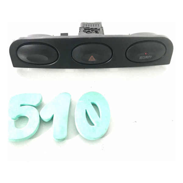 Moldura Botão Pisca Alerta Chery Qq + Security S113718010