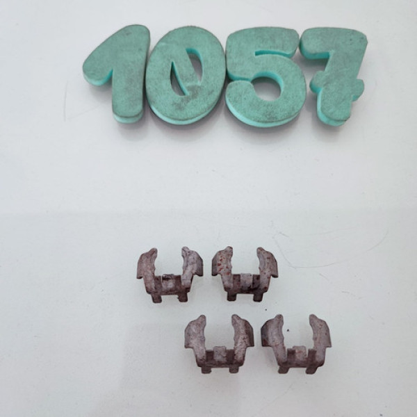 Jogo De Presilha Do Bico Injetor Fiat Uno Vivace Cx 1057