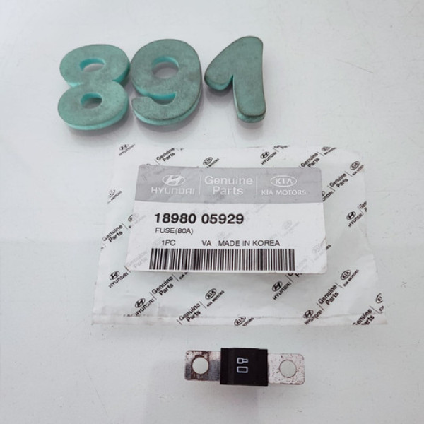 Fusível 80a Hyundai Cod 1898005929 Cx 891