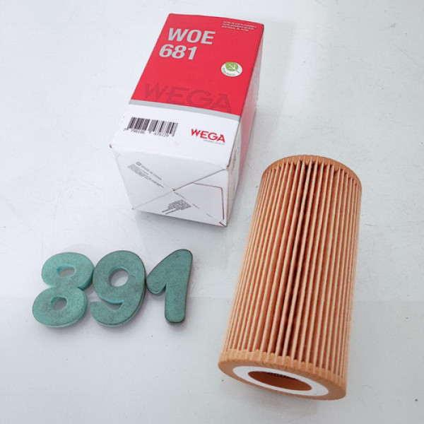 Filtro De Óleo Vw Amarok 3.0 Cod Woe681 (wega) Cx 891