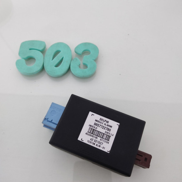 Modulo Central Alarme Peugeot 206 / 207 Original 9657722780