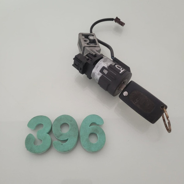 Estojo Cilindro Ignição Com Chave Citroen C4 Cod 9663123380