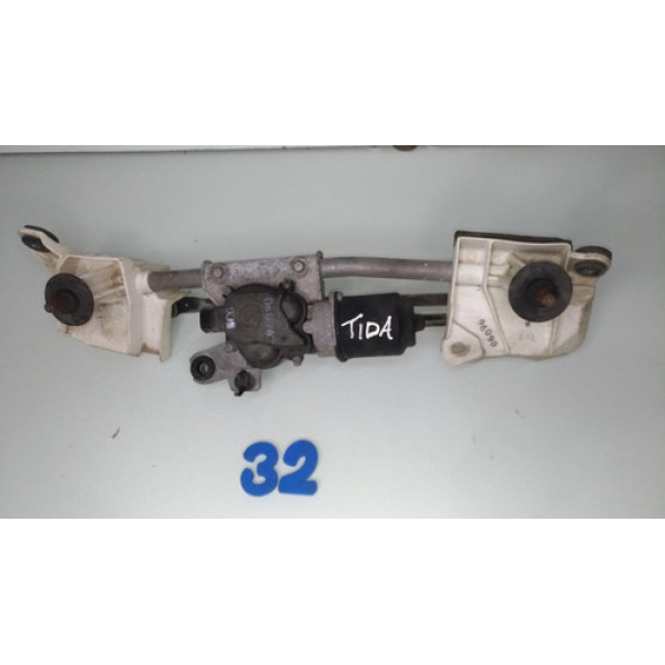 Galhada Com Motor Limpador Parabrisa Nissan Tiida 2010