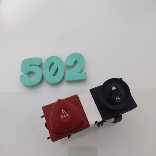 Botão Pisca Alerta Trava Portas Renault Megane 2008 