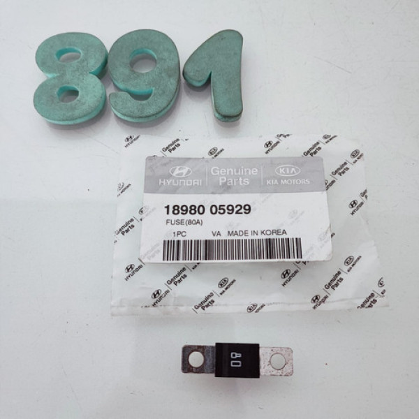 Fusível 80a Hyundai Cod 1898005929 Cx 891