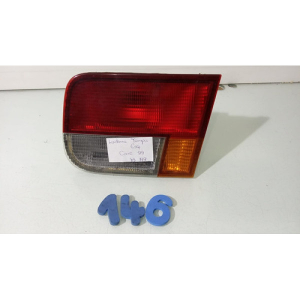 Lanterna Tampa Traseira Lado Esquerdo Honda Civic 1999