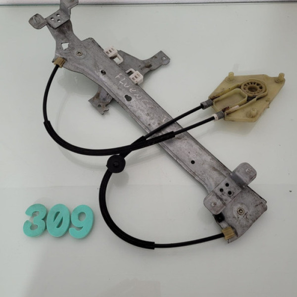 Máquina Vidro Elétrico Traseiro Direito Sem Motor Fluence