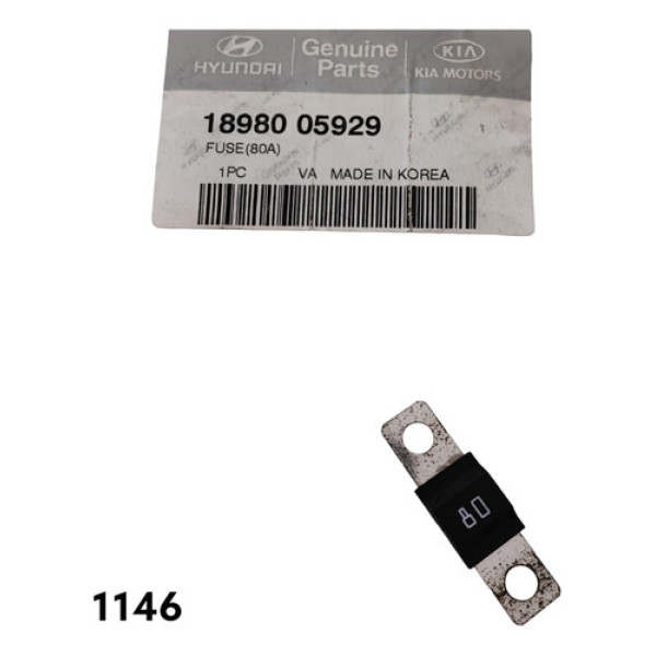 Fusível 80a Hyundai Cod 1898005929