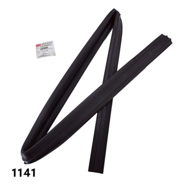 Borracha Do Vidro Porta Traseira Direita Chery Face 