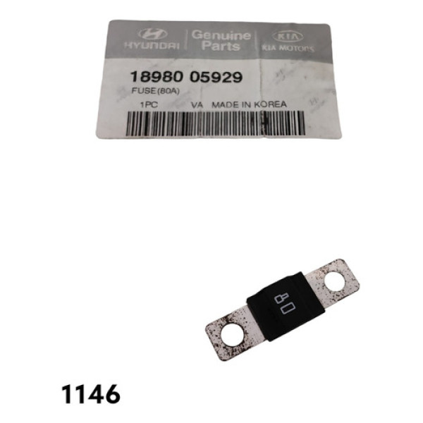 Fusível 80a Hyundai Cod 1898005929