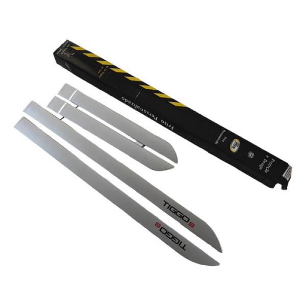 Jogo De Friso Da Porta Prata Chery Tiggo 8 - Original