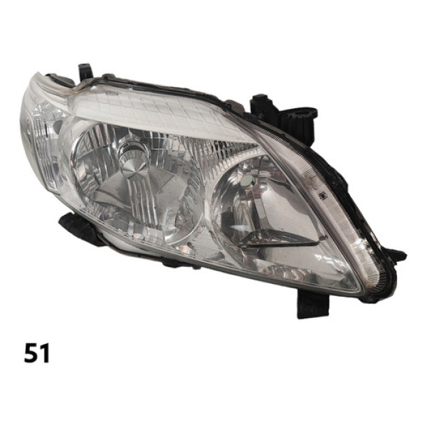 Farol Lado Direito Com Módulo Xenon Toyota Corolla 2009